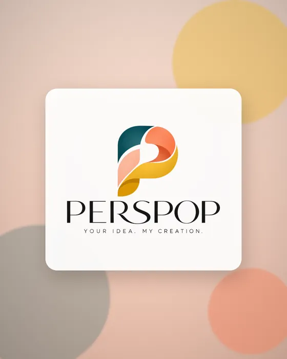 Logo van PersPop in de merkkleuren